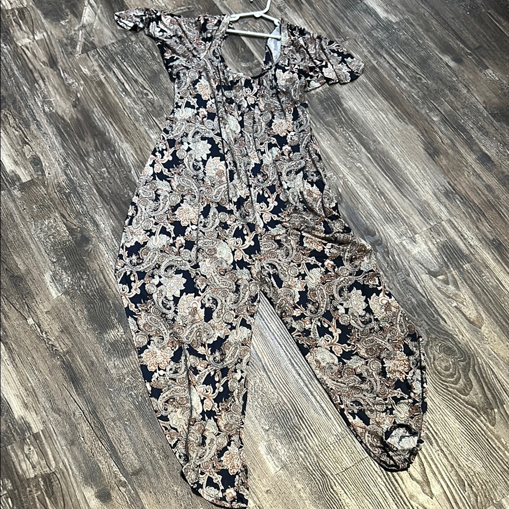 Floral Paisley Jumpsuit